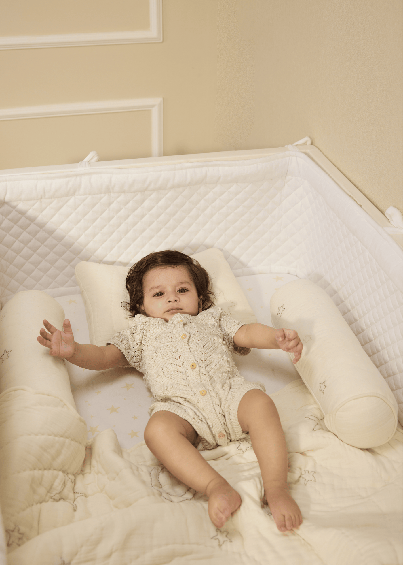 Luna Cot Bedding Set with Bumper