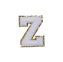 WHITE FUZZY ALPHABETS Z
